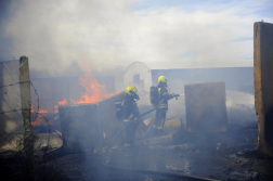 Hulladékfeldolgozó telepen keletkezett tűz