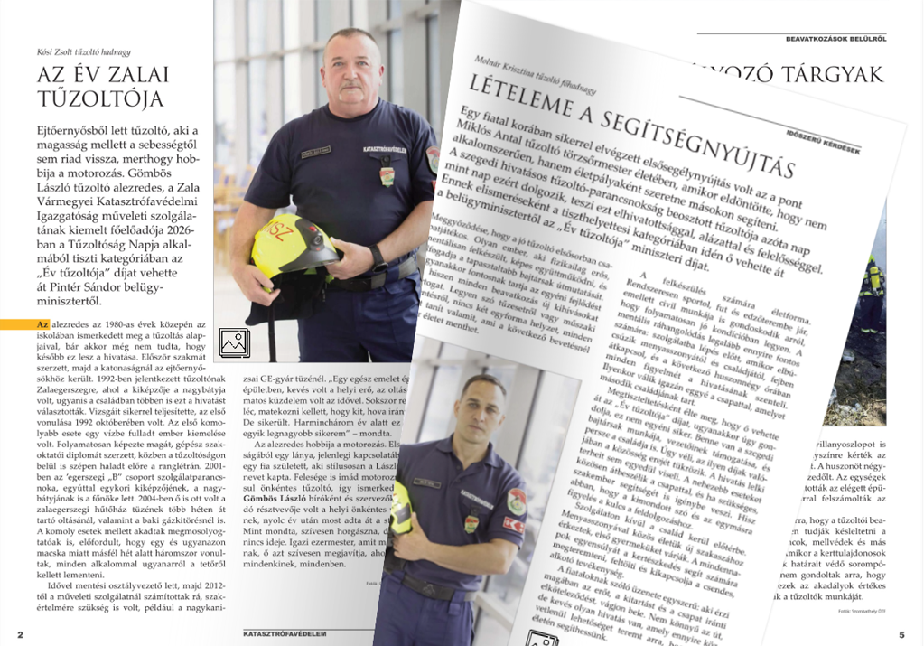 Katasztrófavédelem 123. elektronikus lapszám címlapja